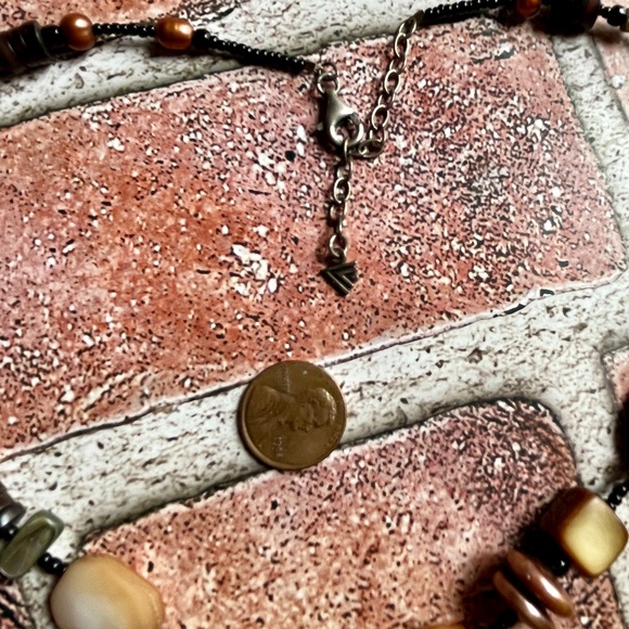 Silpada Retired Multi-Gemstone Beaded Necklace 18"-20" Sterling Collectable - Picture 2 of 8